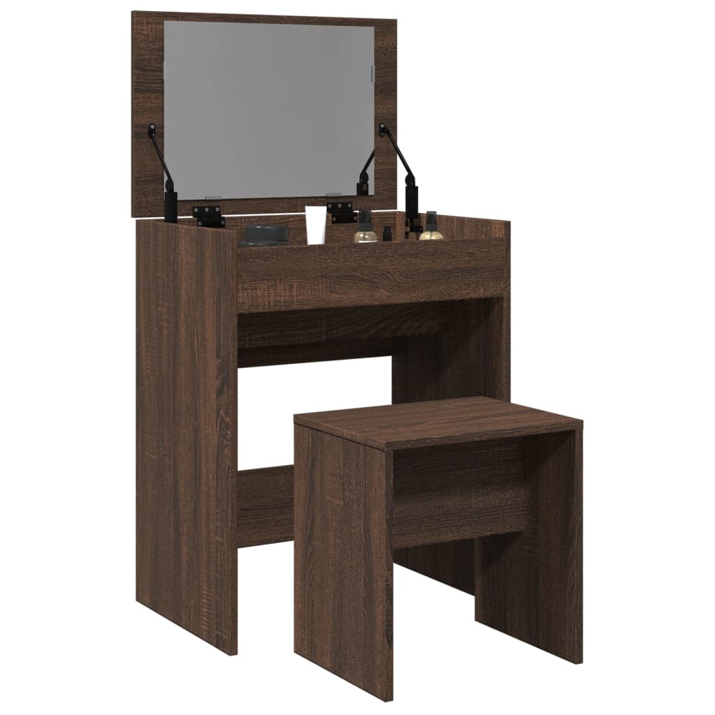 Dressing Table And Stool 60X40X113.5 Cm