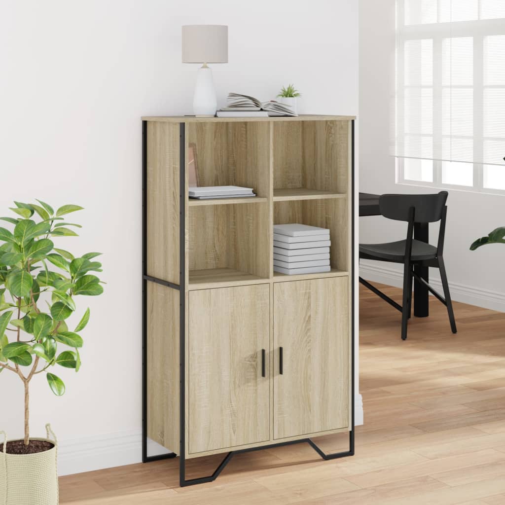 Highboard Sonoma Oak 79.5x35.5x137.5 cm Engineered wood