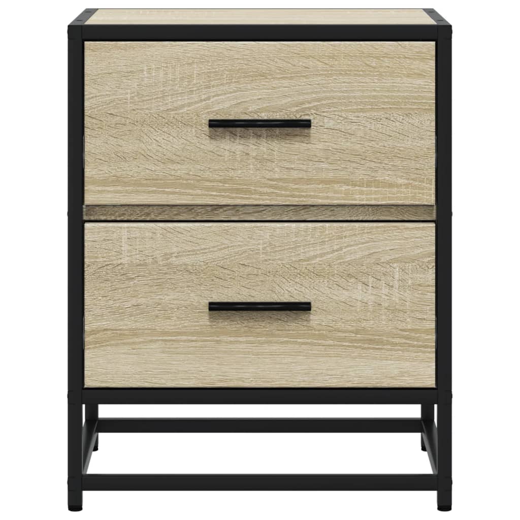 Bedside Cabinets 2 pcs Sonoma Oak 40x31x50 cm Engineered Wood