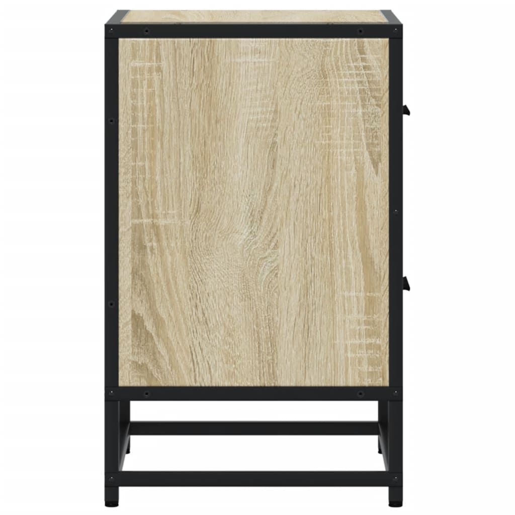 Bedside Cabinets 2 pcs Sonoma Oak 40x31x50 cm Engineered Wood