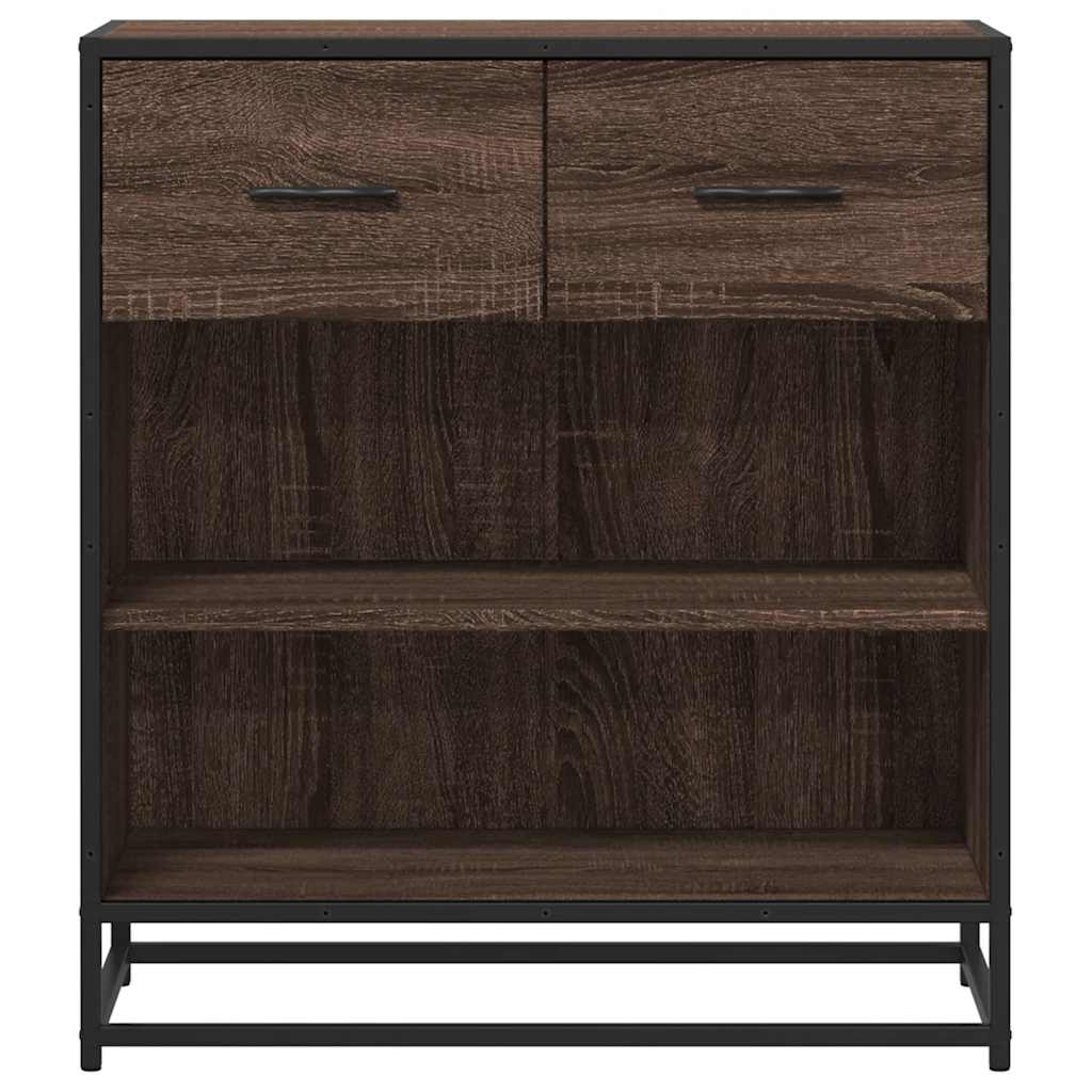 Sideboard Brown Oak 68x35x76 cm Engineered Wood