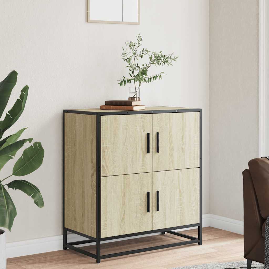 Sideboard Sonoma Oak 68x35x76 cm Engineered Wood