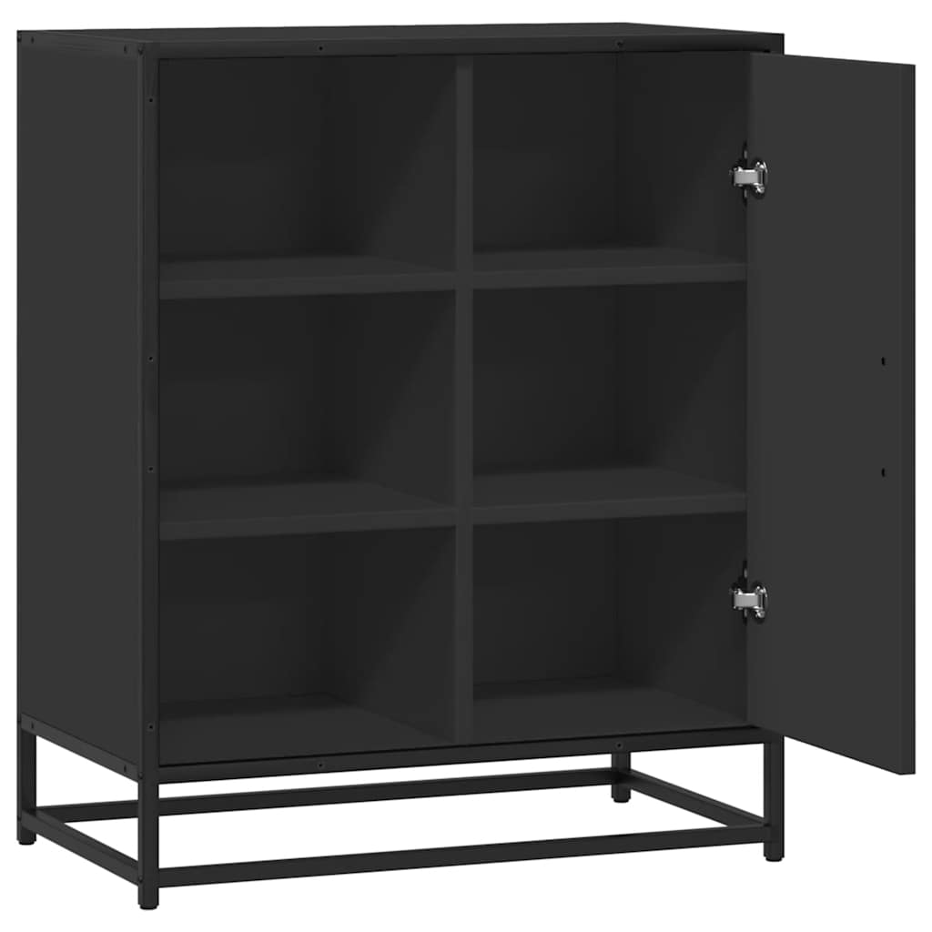 Sideboard Black 62x35x76 cm Engineered Wood