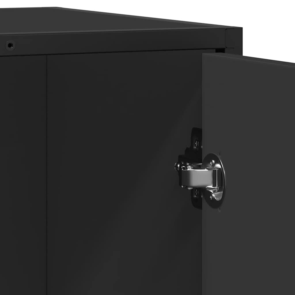 Sideboard Black 62x35x76 cm Engineered Wood