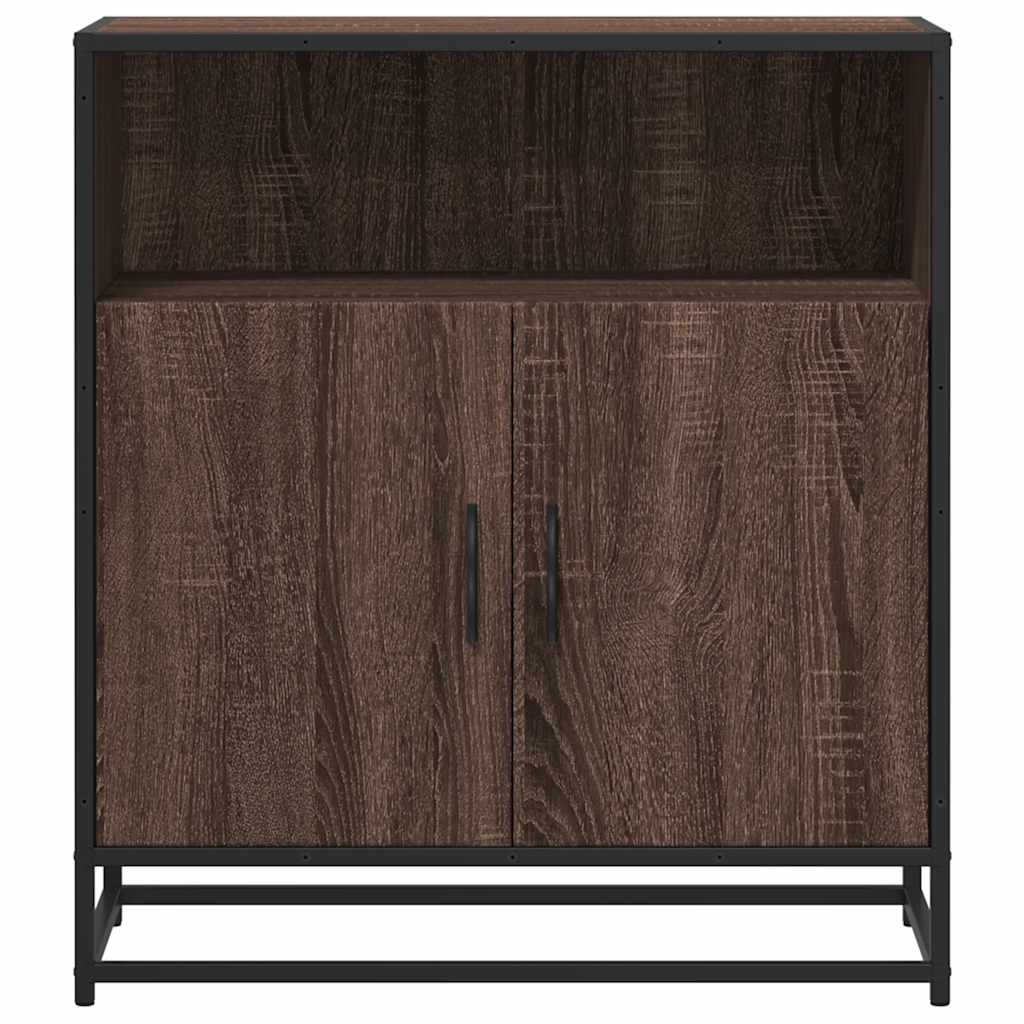 Sideboard Brown Oak 68x35x76 cm Engineered Wood