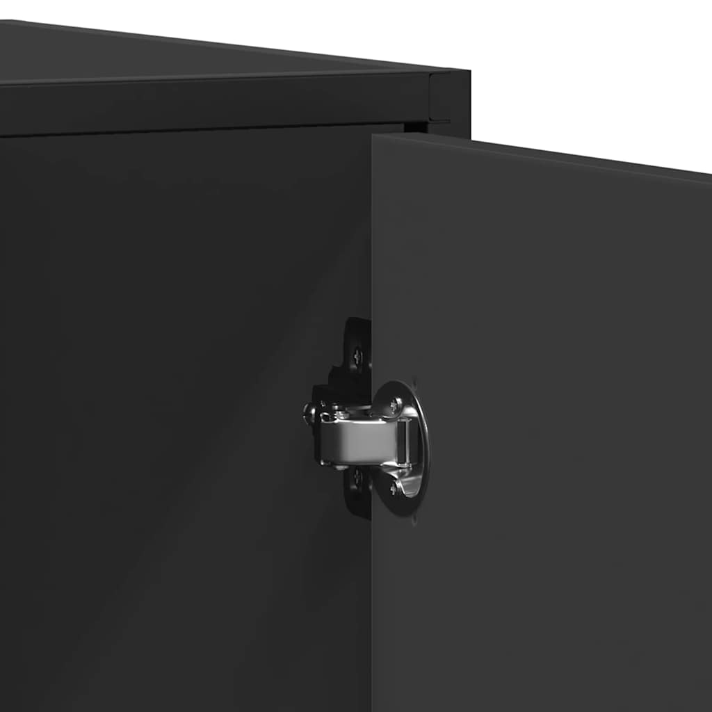 Sideboard Black 94x35x76 cm Engineered Wood