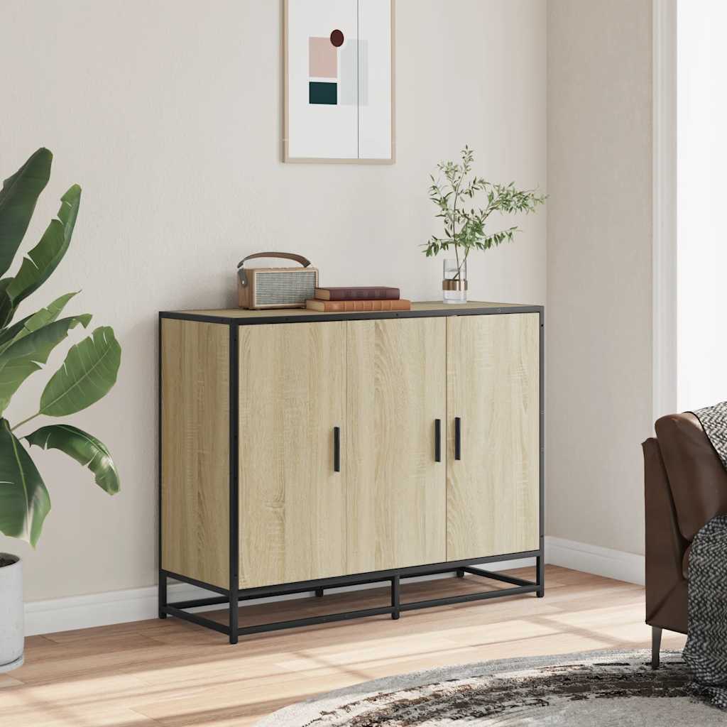 Sideboard Sonoma Oak 94x35x76 cm Engineered Wood