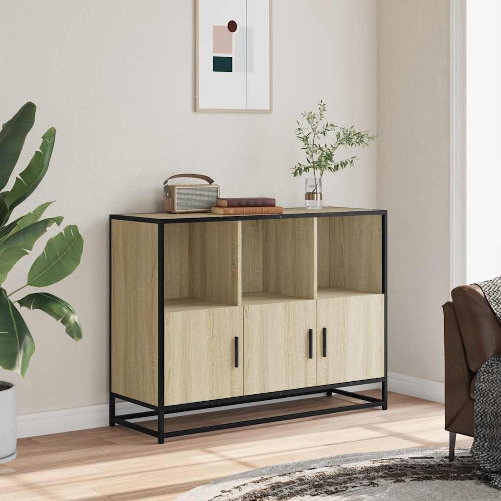 Sideboard Sonoma Oak 100x35x76 cm Engineered Wood