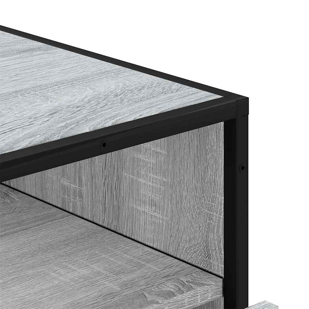 Drawer Cabinet Grey Sonoma 70x41x70 cm Engineered Wood