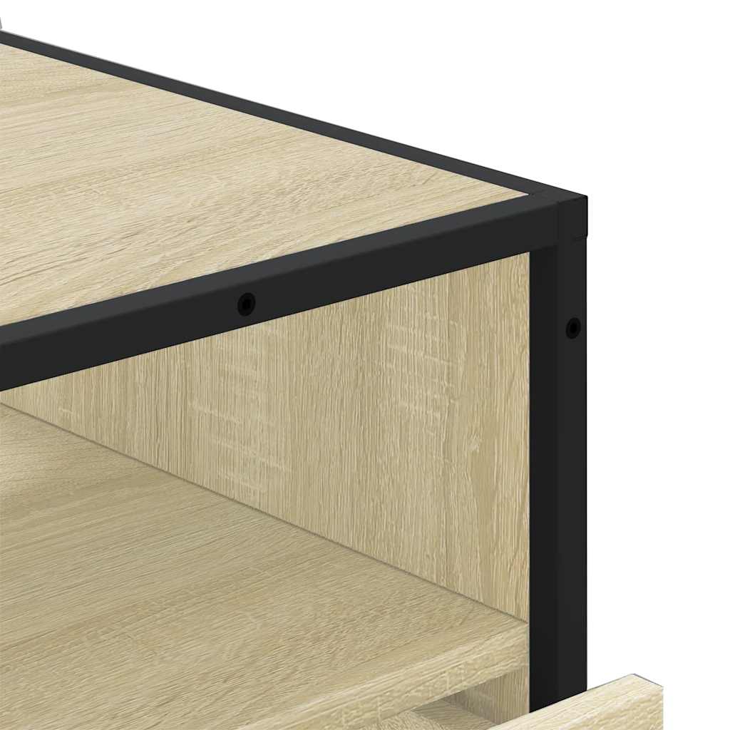Drawer Cabinet Sonoma Oak 70x41x83.5 cm Engineered Wood