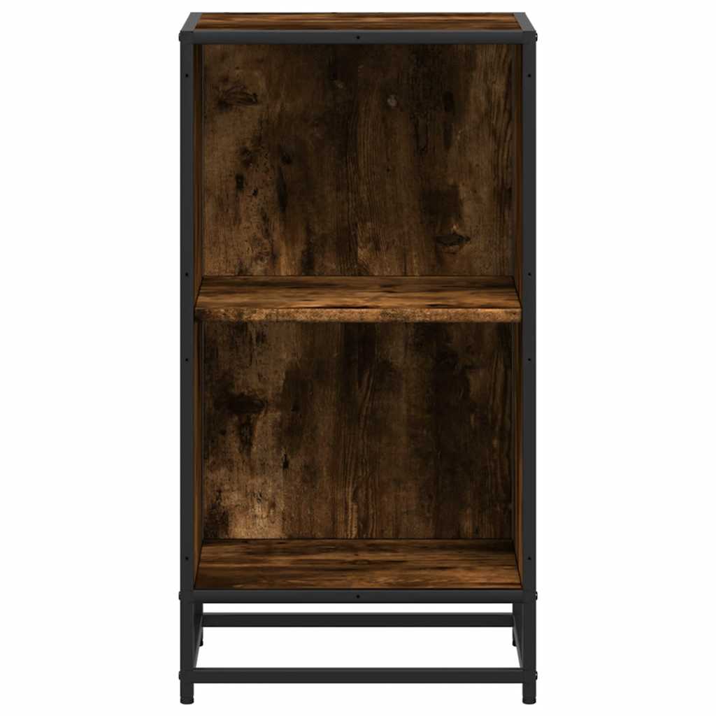 Book Cabinet Smoked Oak 40x35x76 cm Engineered Wood