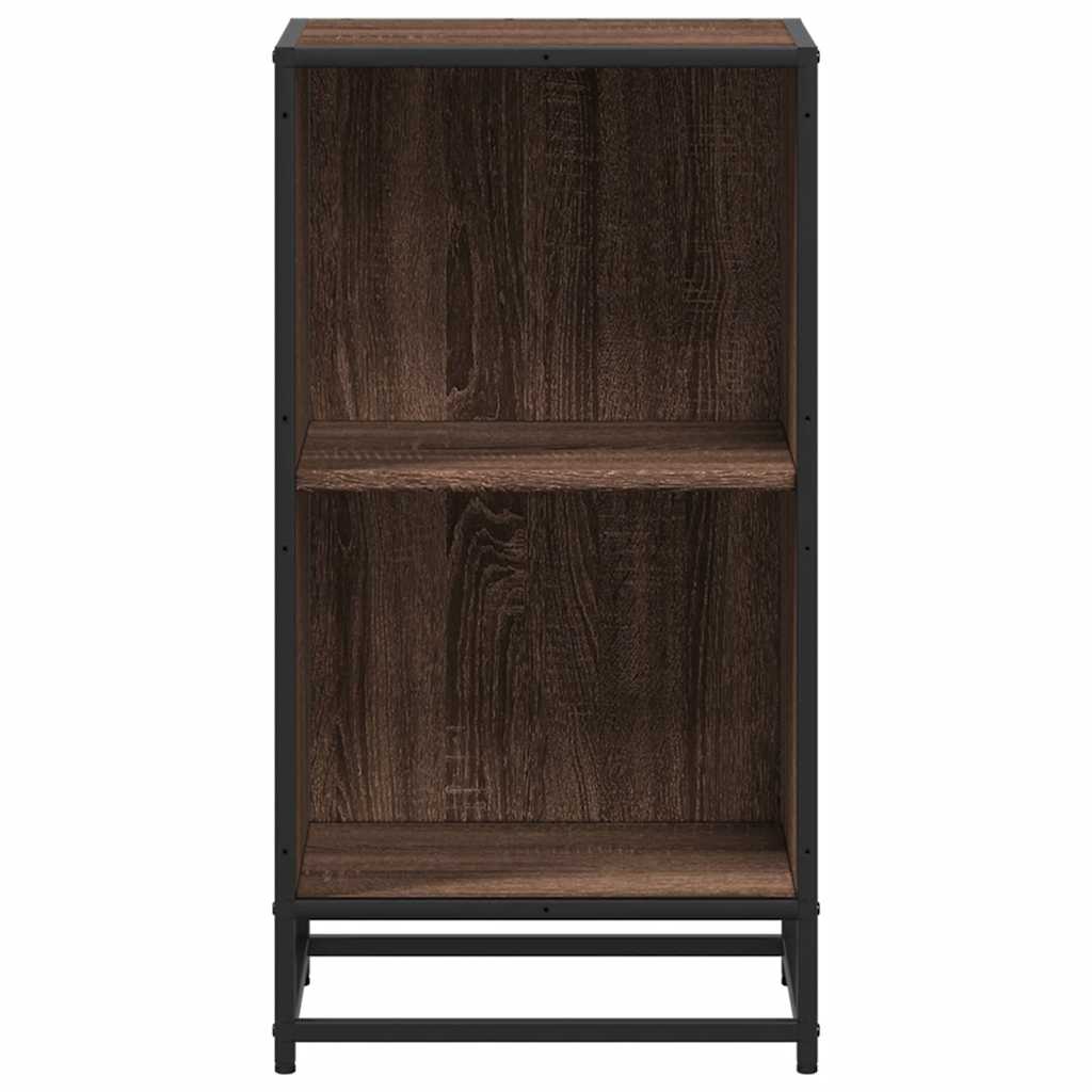 Book Cabinet Brown Oak 40x35x76 cm Engineered Wood