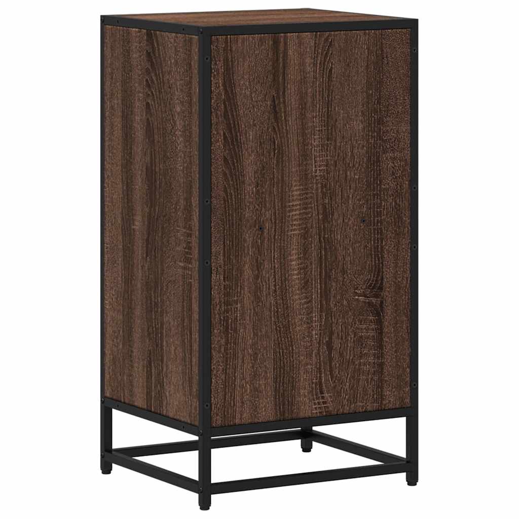Book Cabinet Brown Oak 40x35x76 cm Engineered Wood