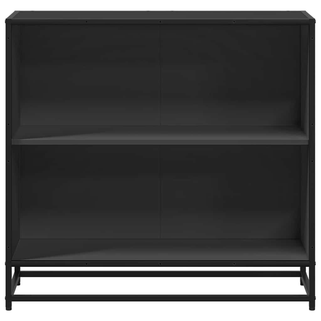 Book Cabinet Black 80.5x35x76 cm Engineered Wood