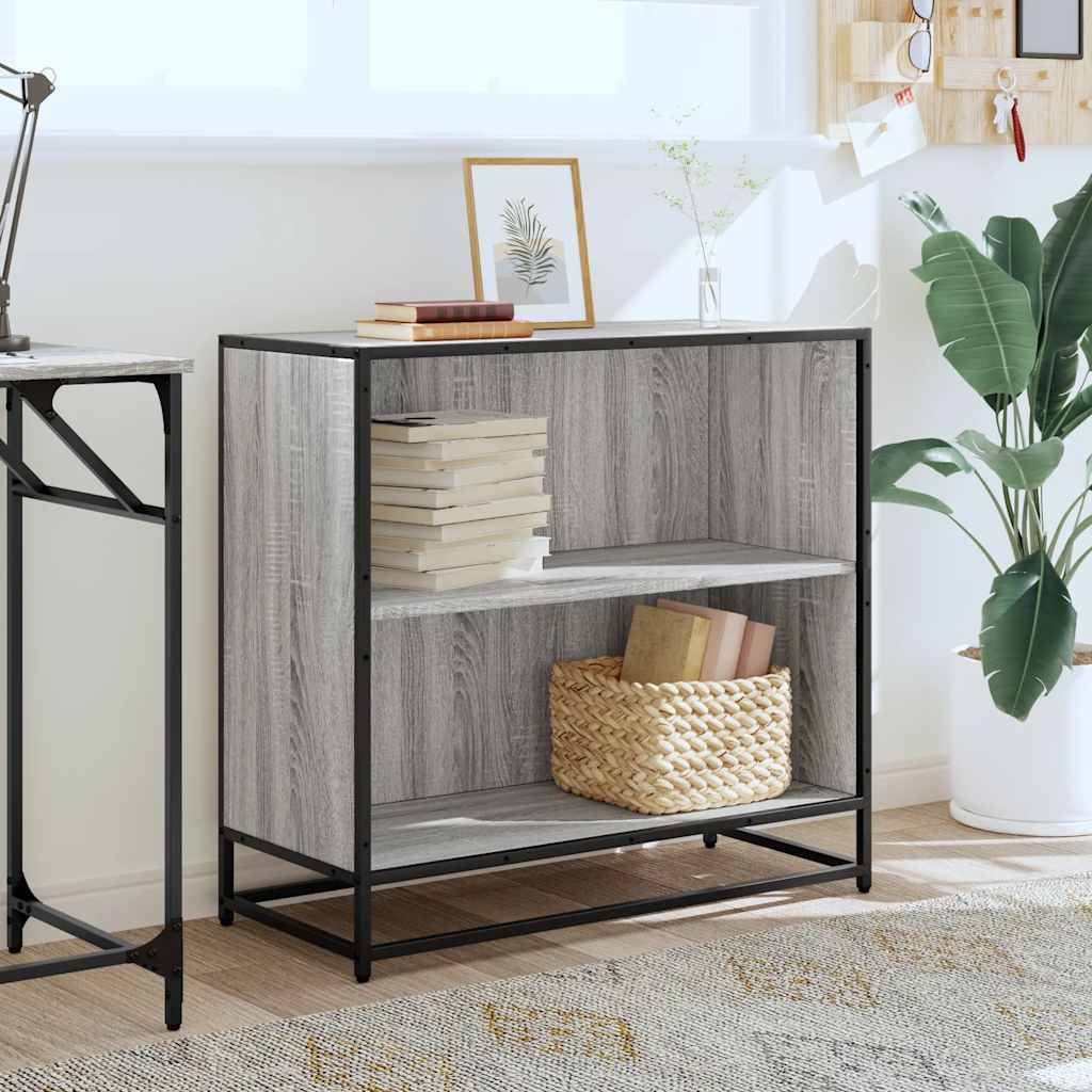 Book Cabinet Grey Sonoma 80.5x35x76 cm Engineered Wood