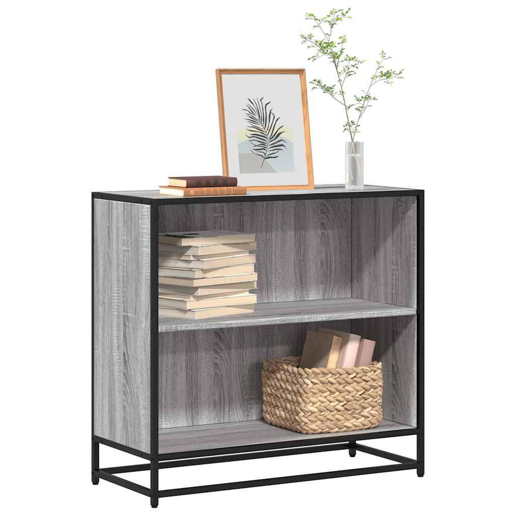 Book Cabinet Grey Sonoma 80.5x35x76 cm Engineered Wood