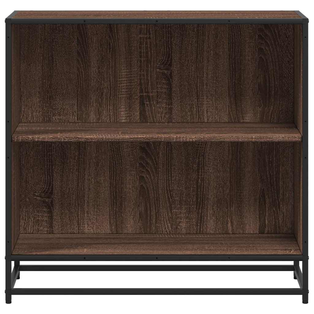 Book Cabinet Brown Oak 80.5x35x76 cm Engineered Wood