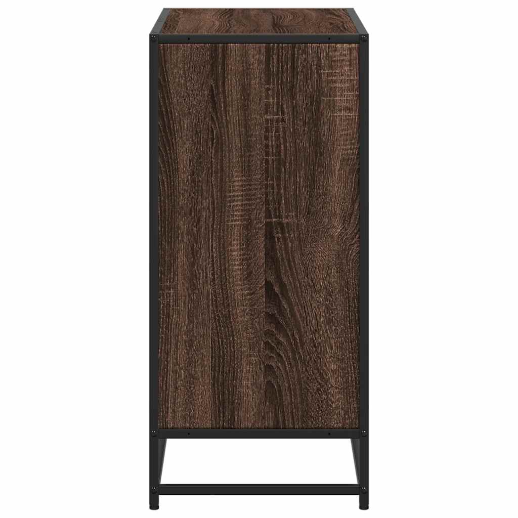Book Cabinet Brown Oak 80.5x35x76 cm Engineered Wood