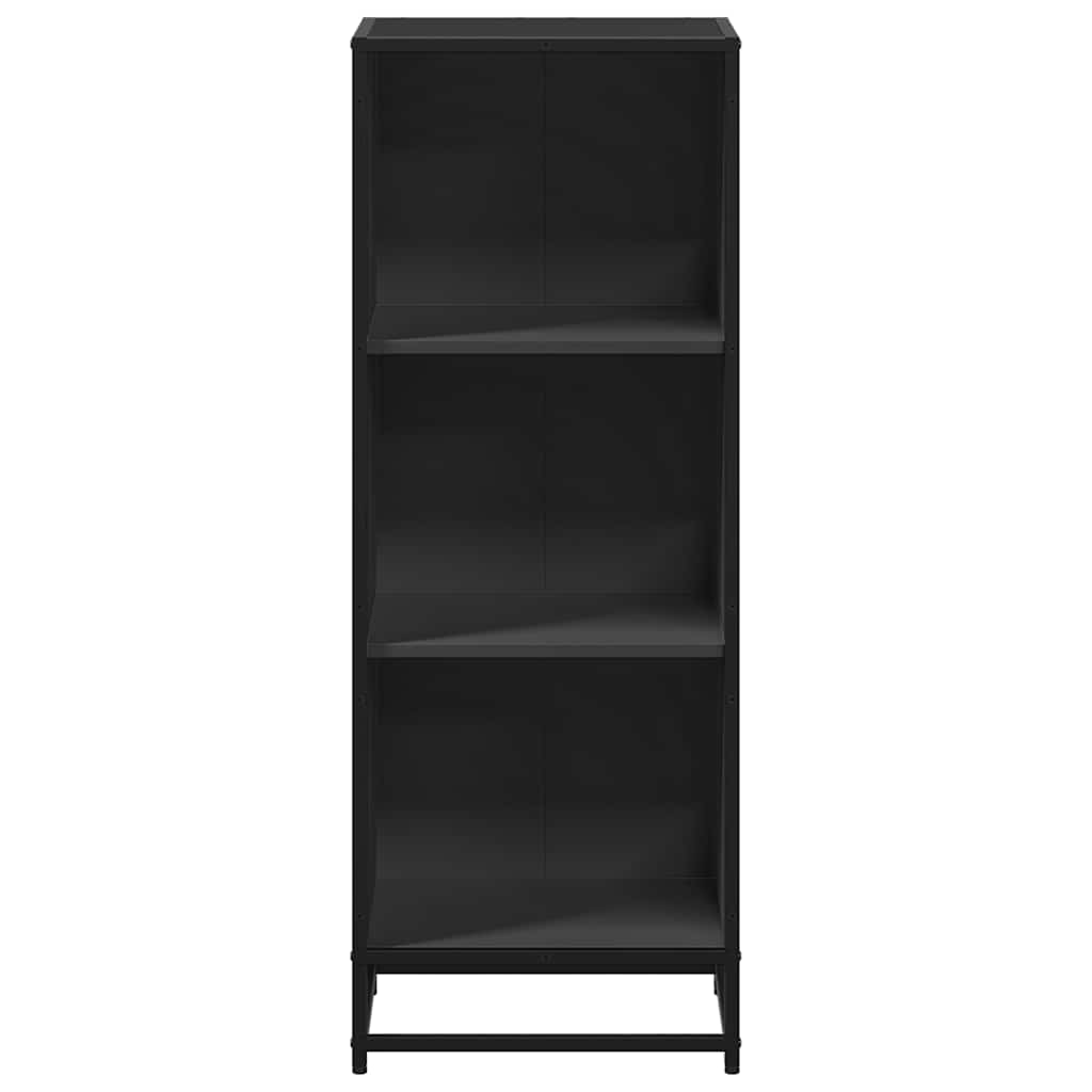 Book Cabinet Black 40x35x107.5 cm Engineered Wood