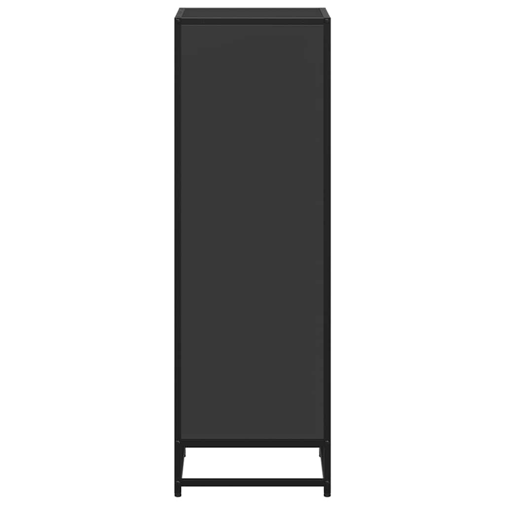 Book Cabinet Black 40x35x107.5 cm Engineered Wood