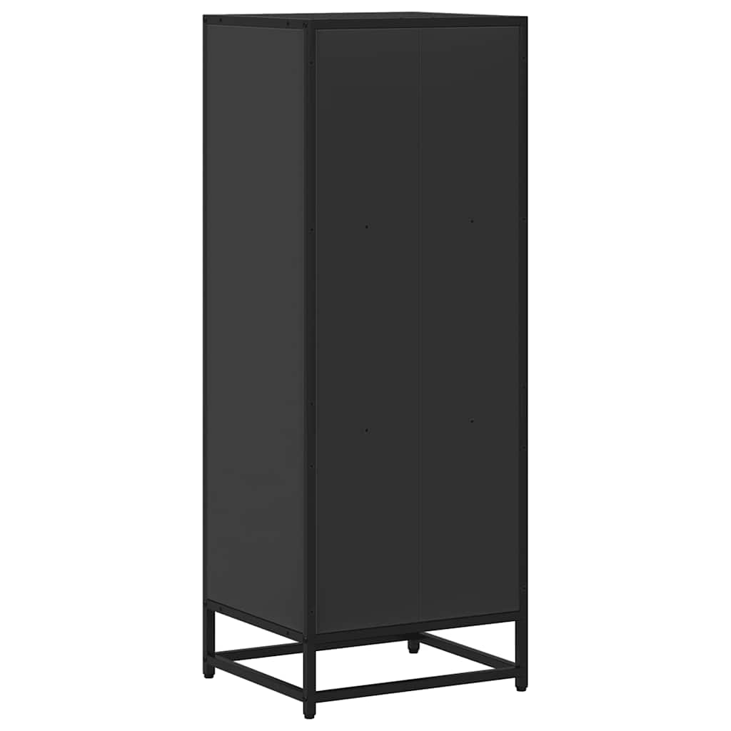 Book Cabinet Black 40x35x107.5 cm Engineered Wood