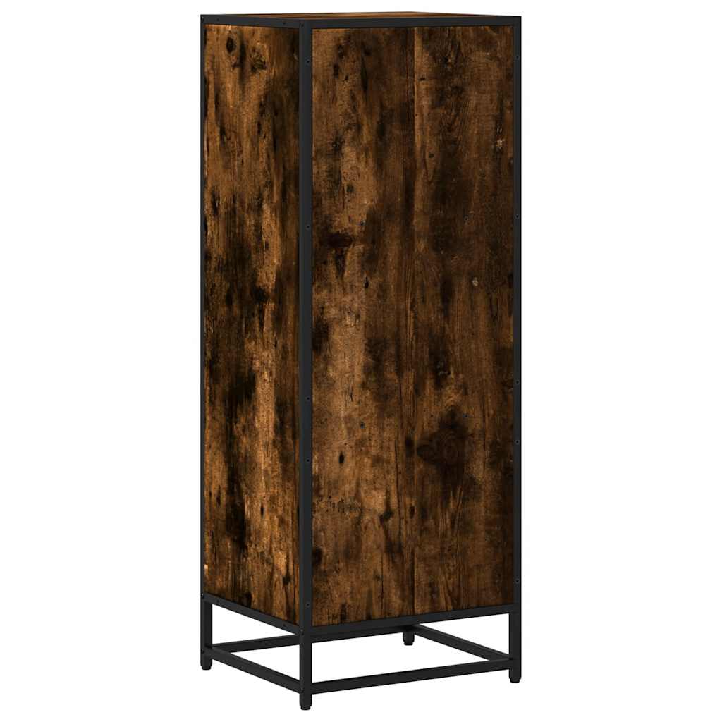 Book Cabinet Smoked Oak 40x35x107.5 cm Engineered Wood