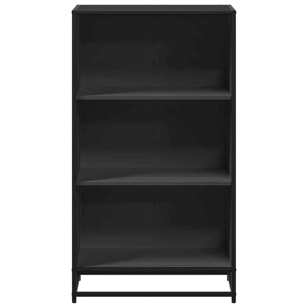 Book Cabinet Black 60x35x107.5 cm Engineered Wood