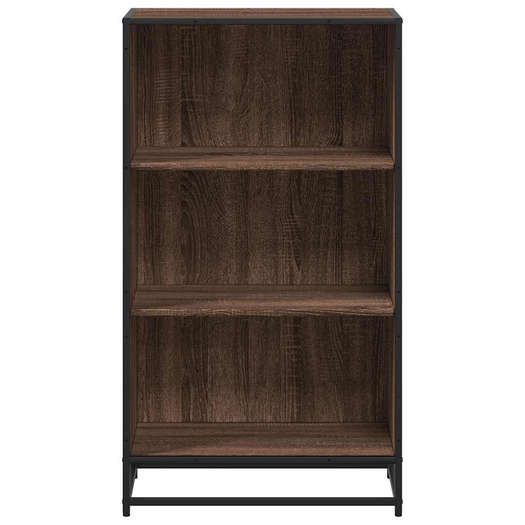 Book Cabinet Brown Oak 60x35x107.5 cm Engineered Wood