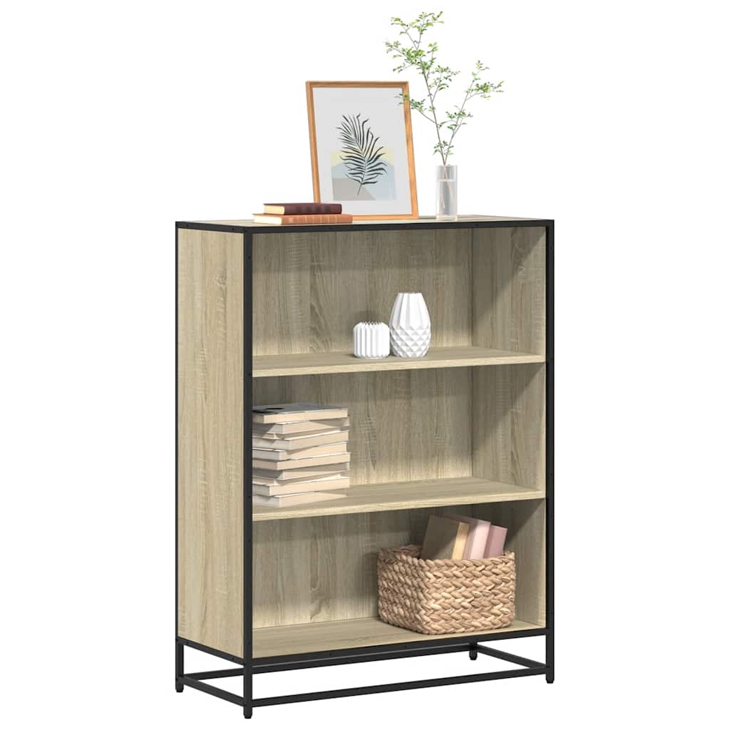Book Cabinet Sonoma Oak 80.5x35x107.5 cm Engineered Wood