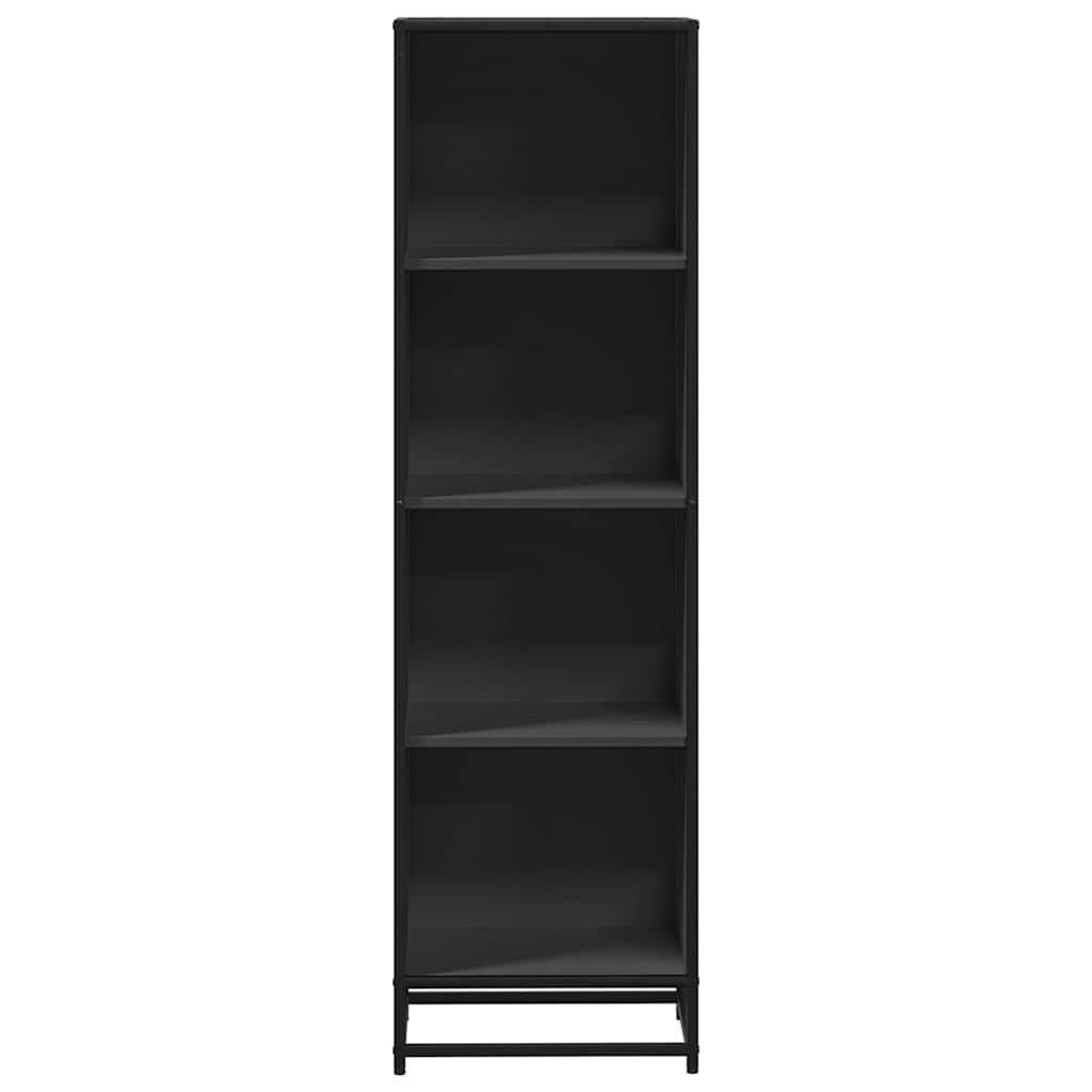 Book Cabinet Black 40x35x139 cm Engineered Wood