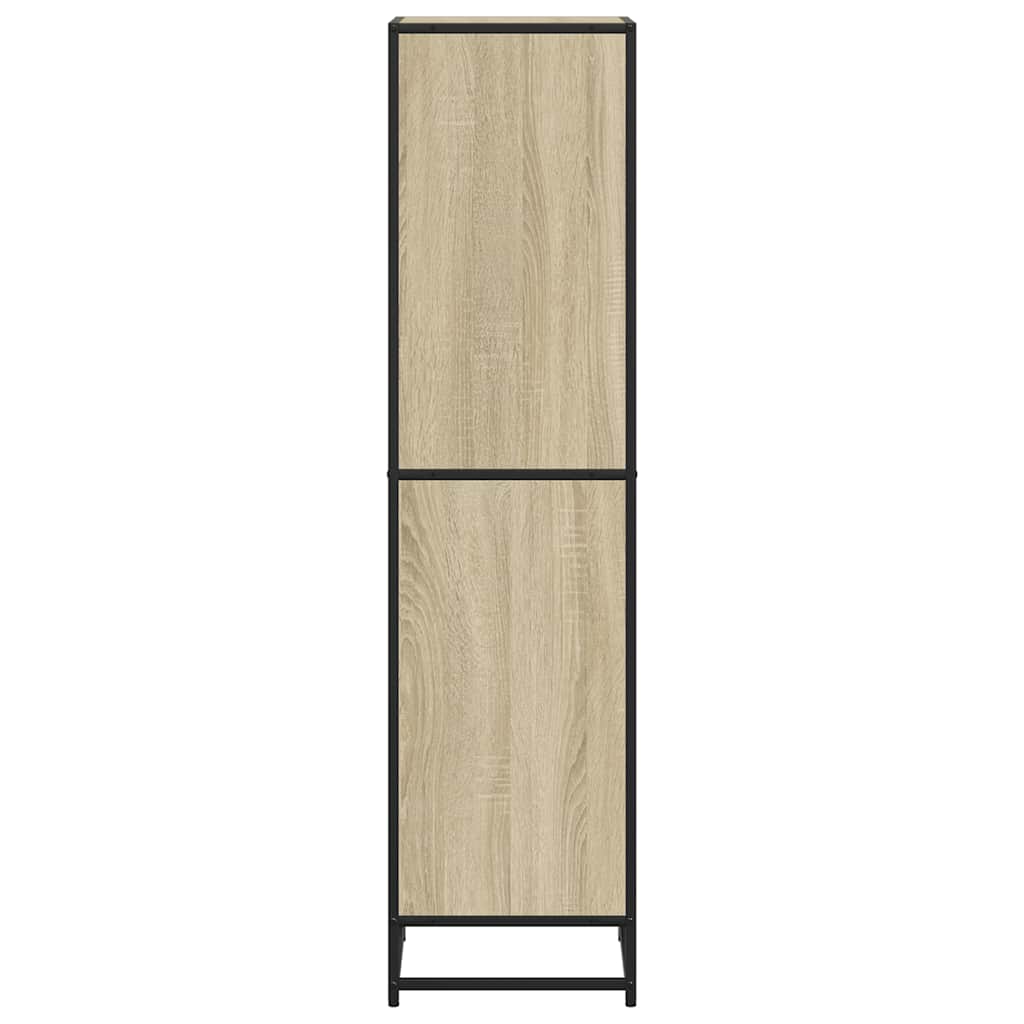 Book Cabinet Sonoma Oak 40x35x139 cm Engineered Wood