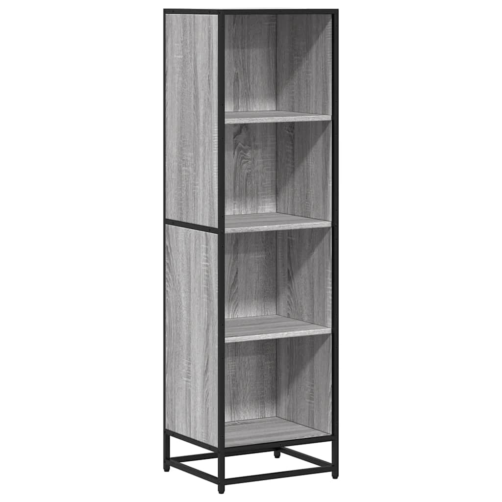 Book Cabinet Grey Sonoma 40x35x139 cm Engineered Wood