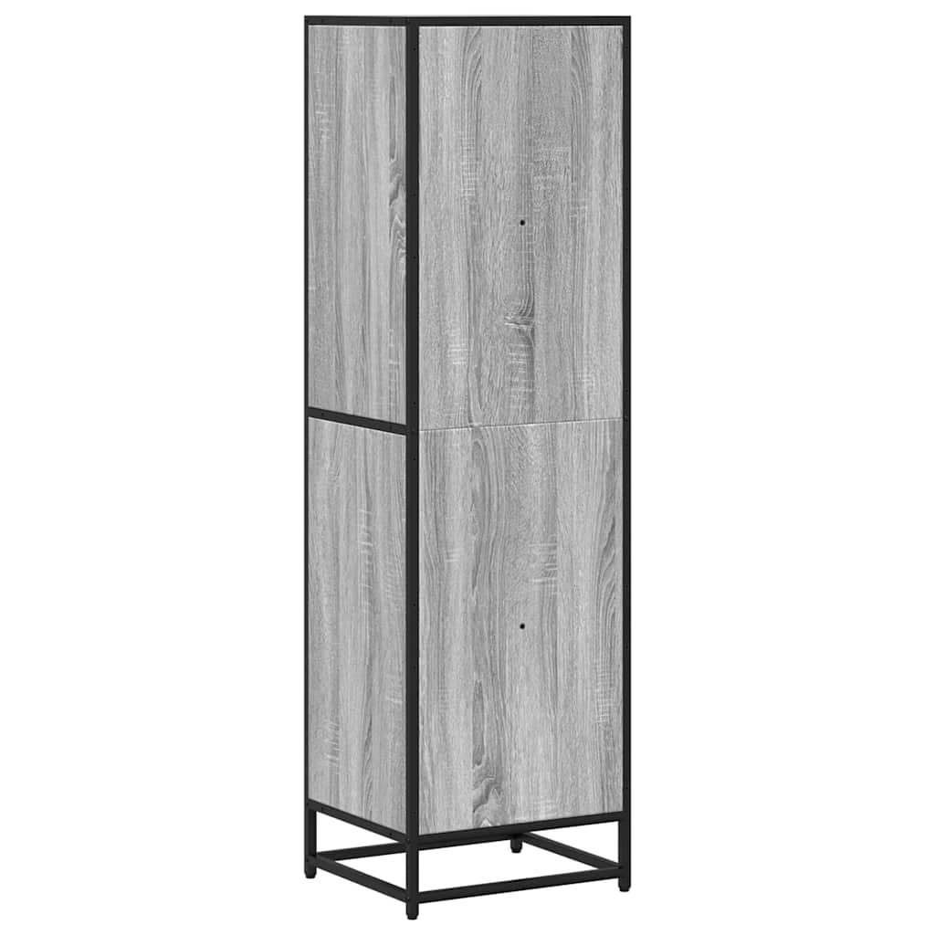 Book Cabinet Grey Sonoma 40x35x139 cm Engineered Wood