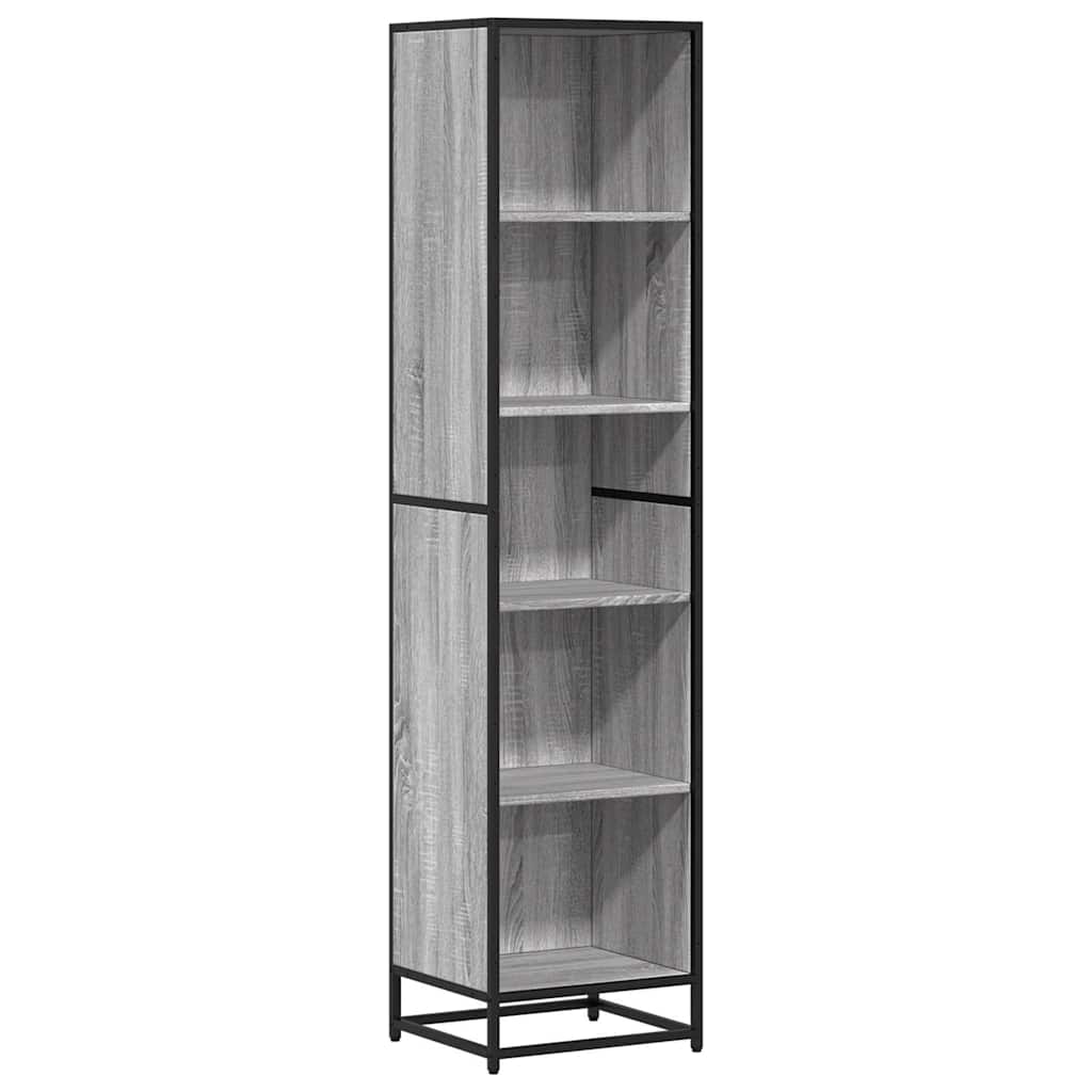 Book Cabinet Grey Sonoma 40x35x170.5 cm Engineered Wood