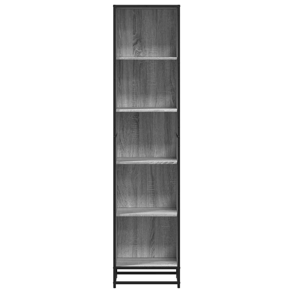 Book Cabinet Grey Sonoma 40x35x170.5 cm Engineered Wood