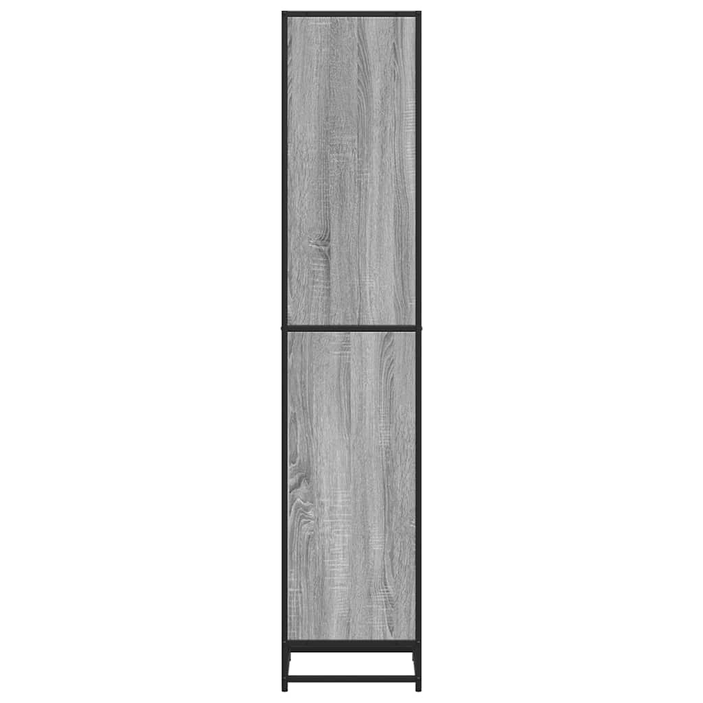 Book Cabinet Grey Sonoma 40x35x170.5 cm Engineered Wood