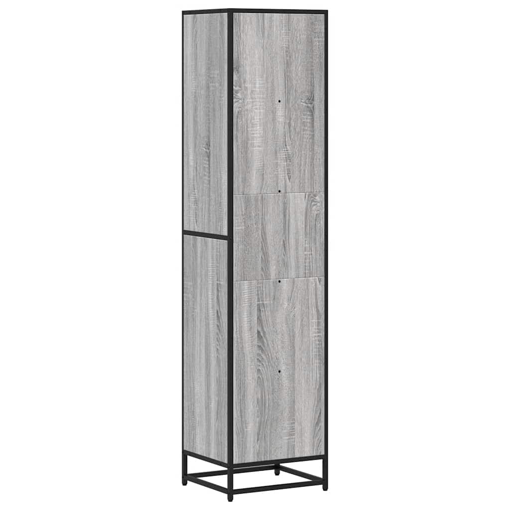 Book Cabinet Grey Sonoma 40x35x170.5 cm Engineered Wood