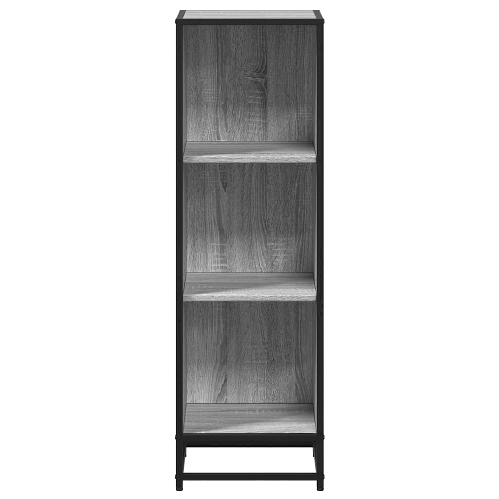 Book Cabinet Grey Sonoma 33.5x33x107.5 cm Engineered Wood