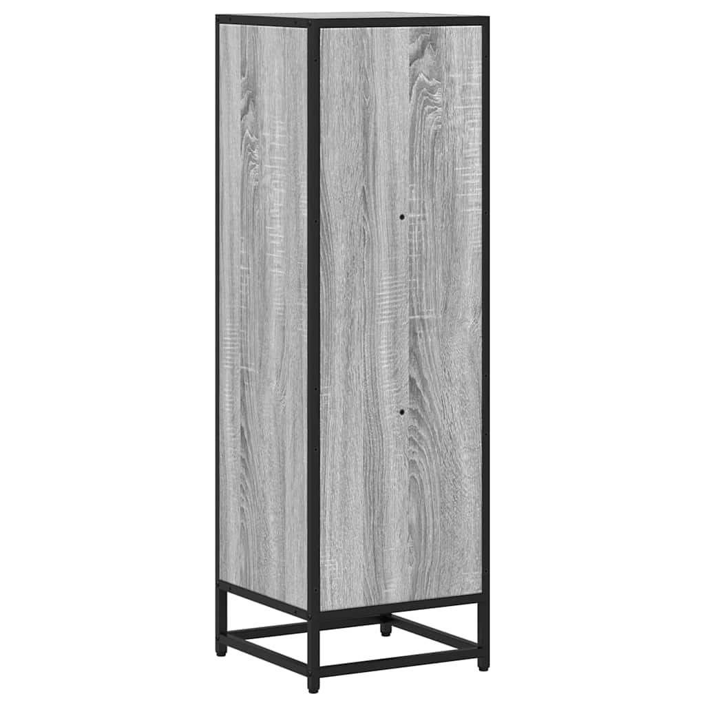 Book Cabinet Grey Sonoma 33.5x33x107.5 cm Engineered Wood