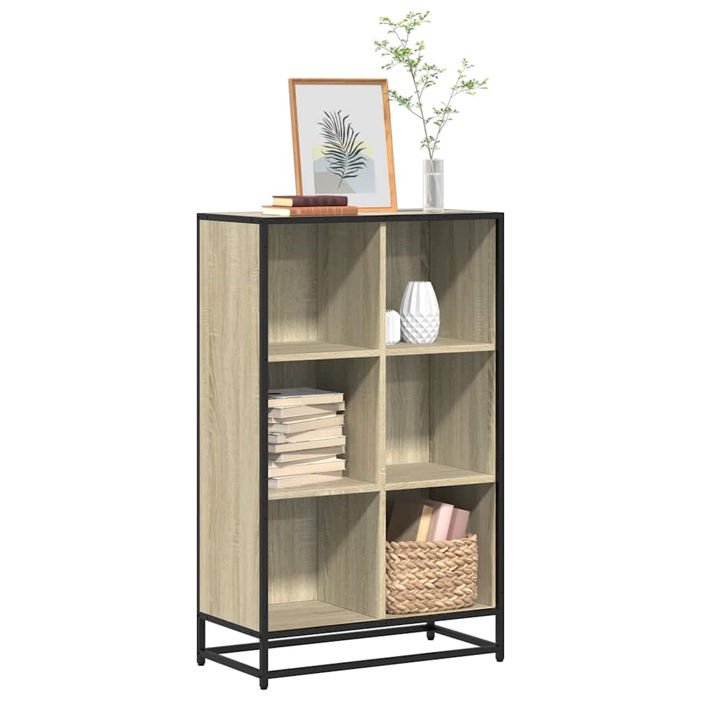Book Cabinet Sonoma Oak 65.5x33x107.5 cm Engineered Wood