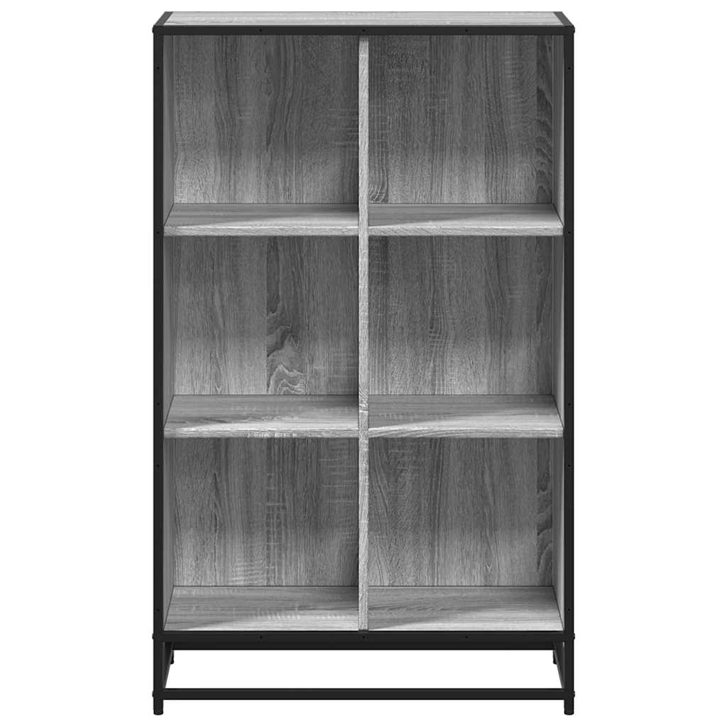 Book Cabinet Grey Sonoma 65.5x33x107.5 cm Engineered Wood