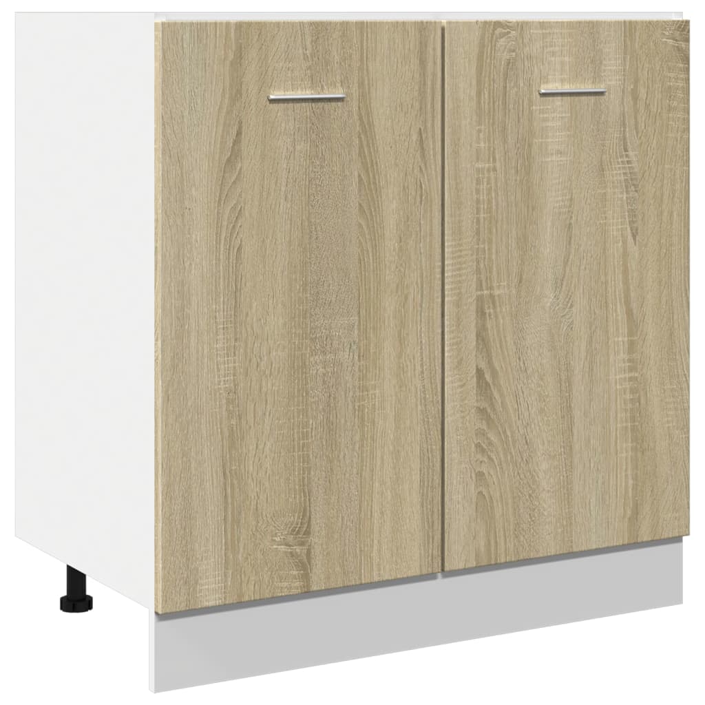 Bottom Cabinet Lyon Sonoma Oak 80x46x81.5 cm Engineered Wood