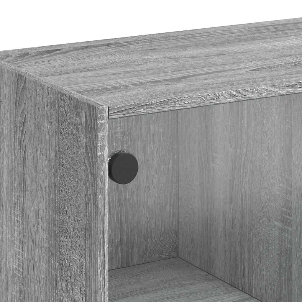Sideboard Grey Sonoma 102x37x75.5 cm Engineered Wood