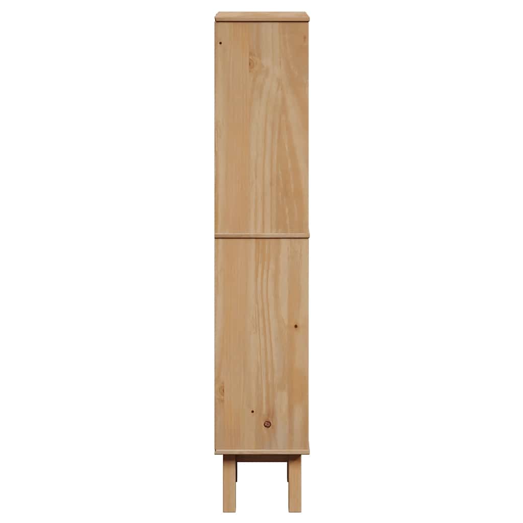 Bathroom Cabinet OTTA 35x30x159 cm Solid Wood Pine