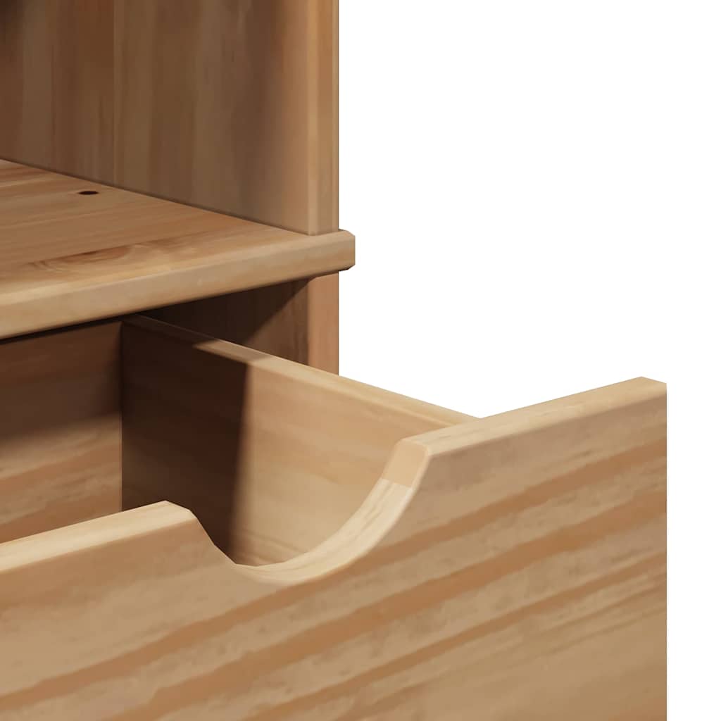 Bathroom Cabinet OTTA 35x30x159 cm Solid Wood Pine