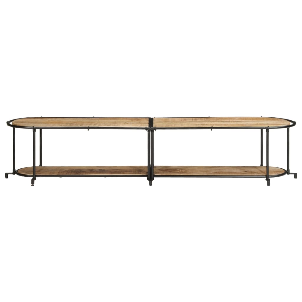 TV Cabinet 200x42x40 cm Solid Wood Rough Mango