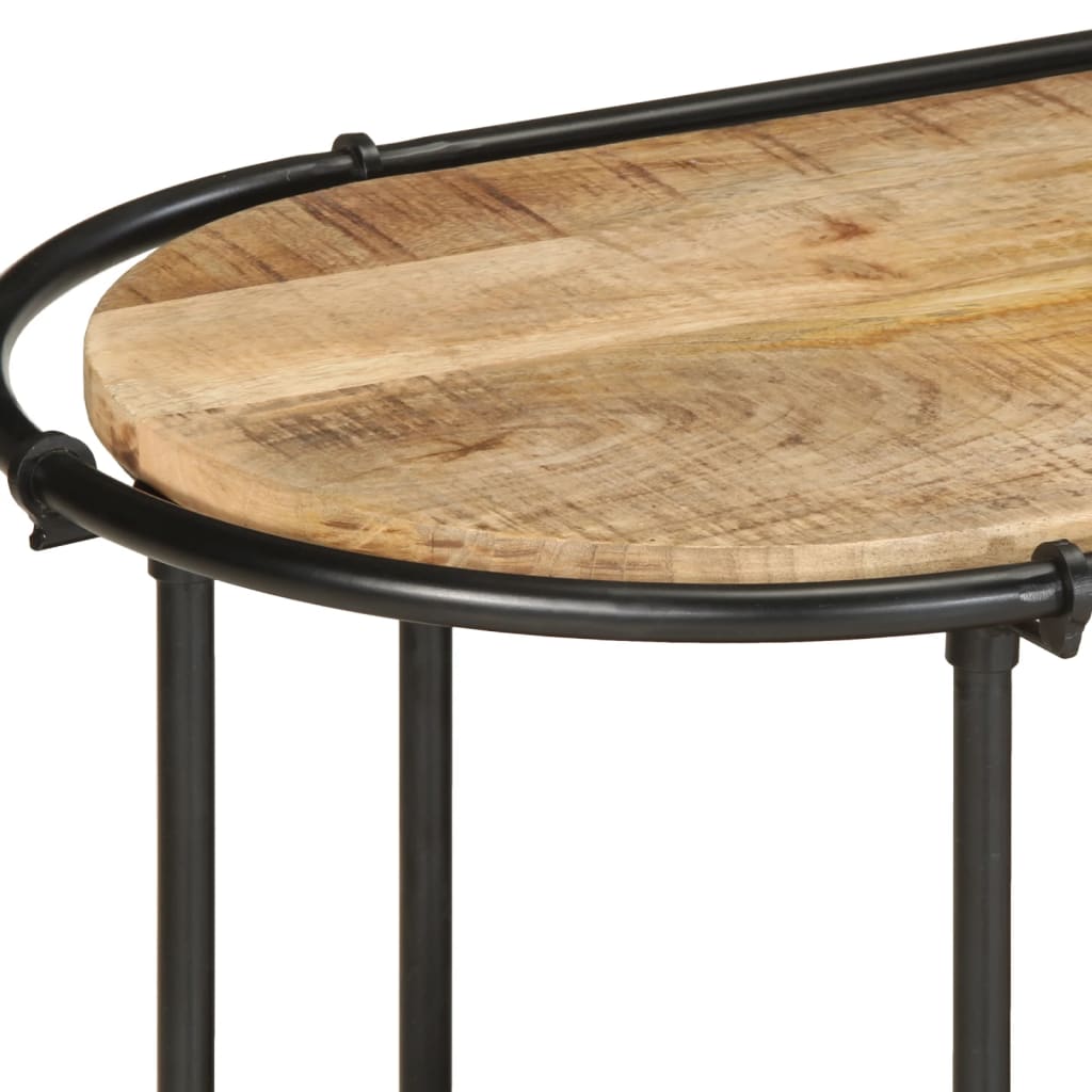 TV Cabinet 200x42x40 cm Solid Wood Rough Mango