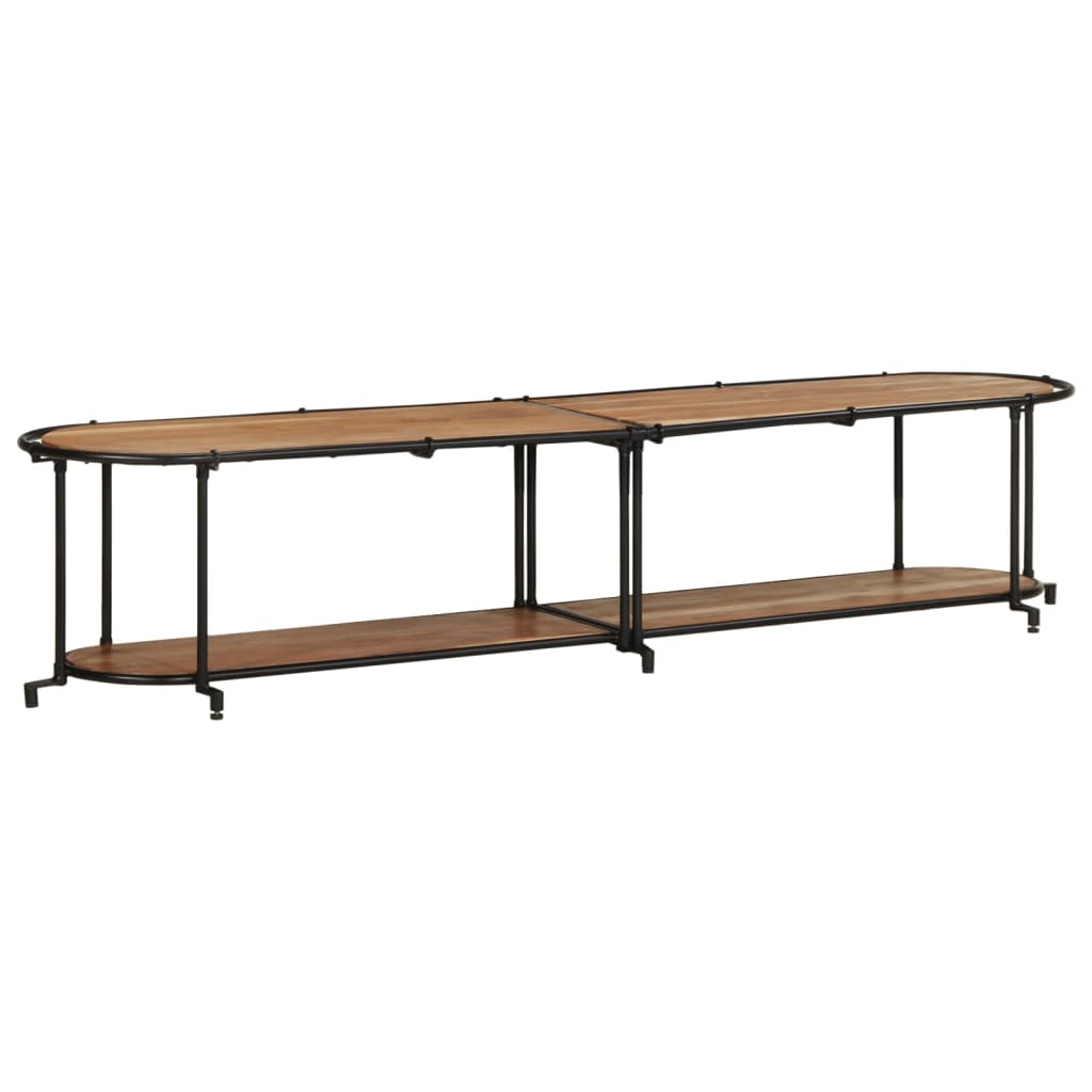 TV Cabinet 200x42x40 cm Solid Wood Acacia