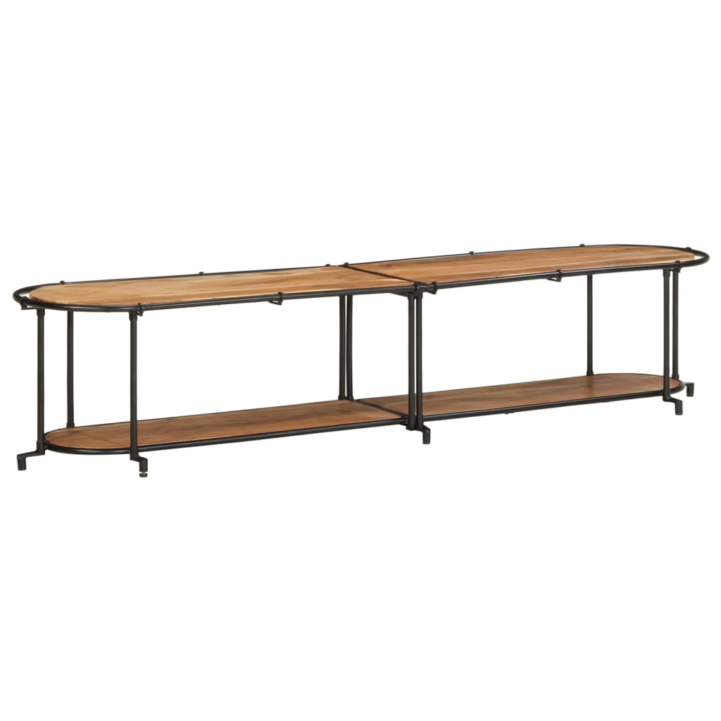 TV Cabinet 200x42x40 cm Solid Wood Acacia
