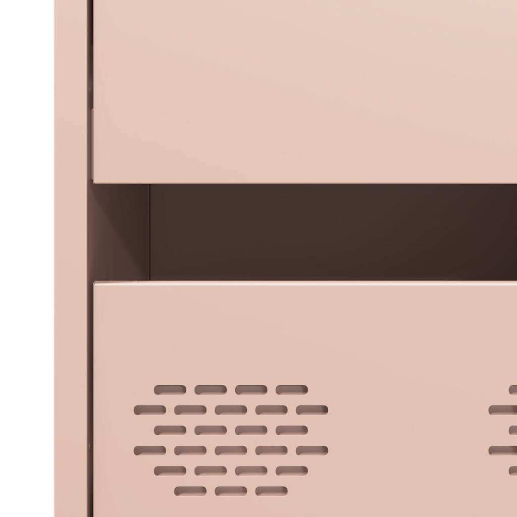 Highboard Pink 68x39x101.5 cm Steel